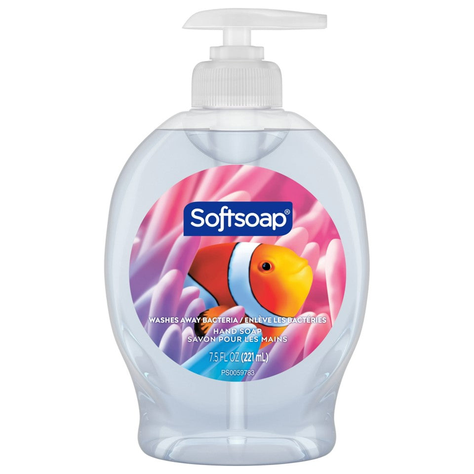 SoftSoap Liquid Hand Soap Pump Aquarium - 7.5oz/6pk
