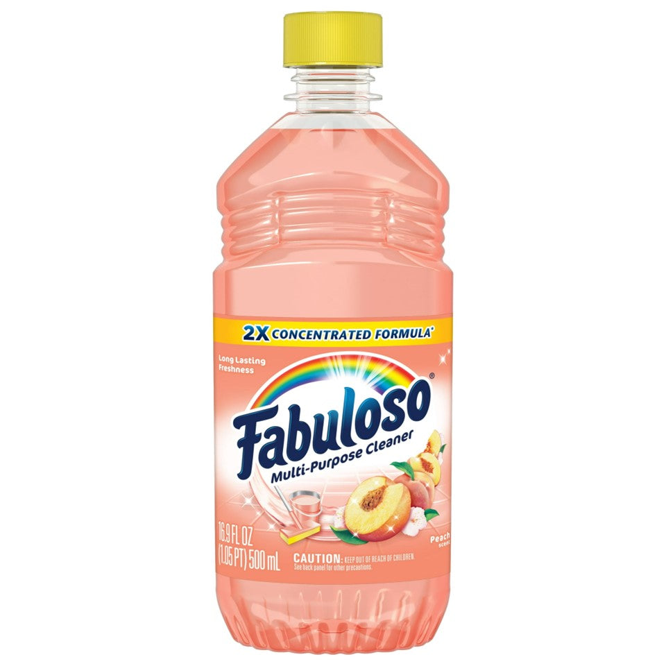 Fabuloso 2X Concentrated Formula Multi Purpose Cleaner Peach - 16.9oz/24pk