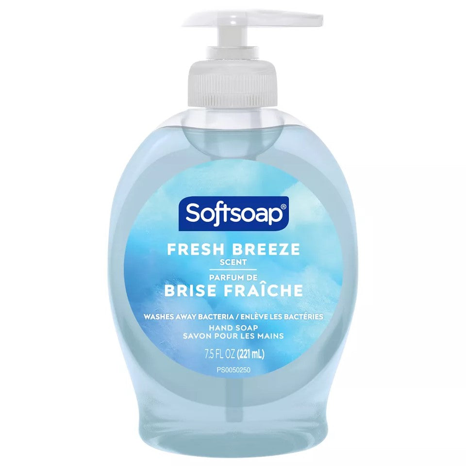 SoftSoap Liquid Hand Soap Pump Fresh Breeze - 7.5oz/6pk