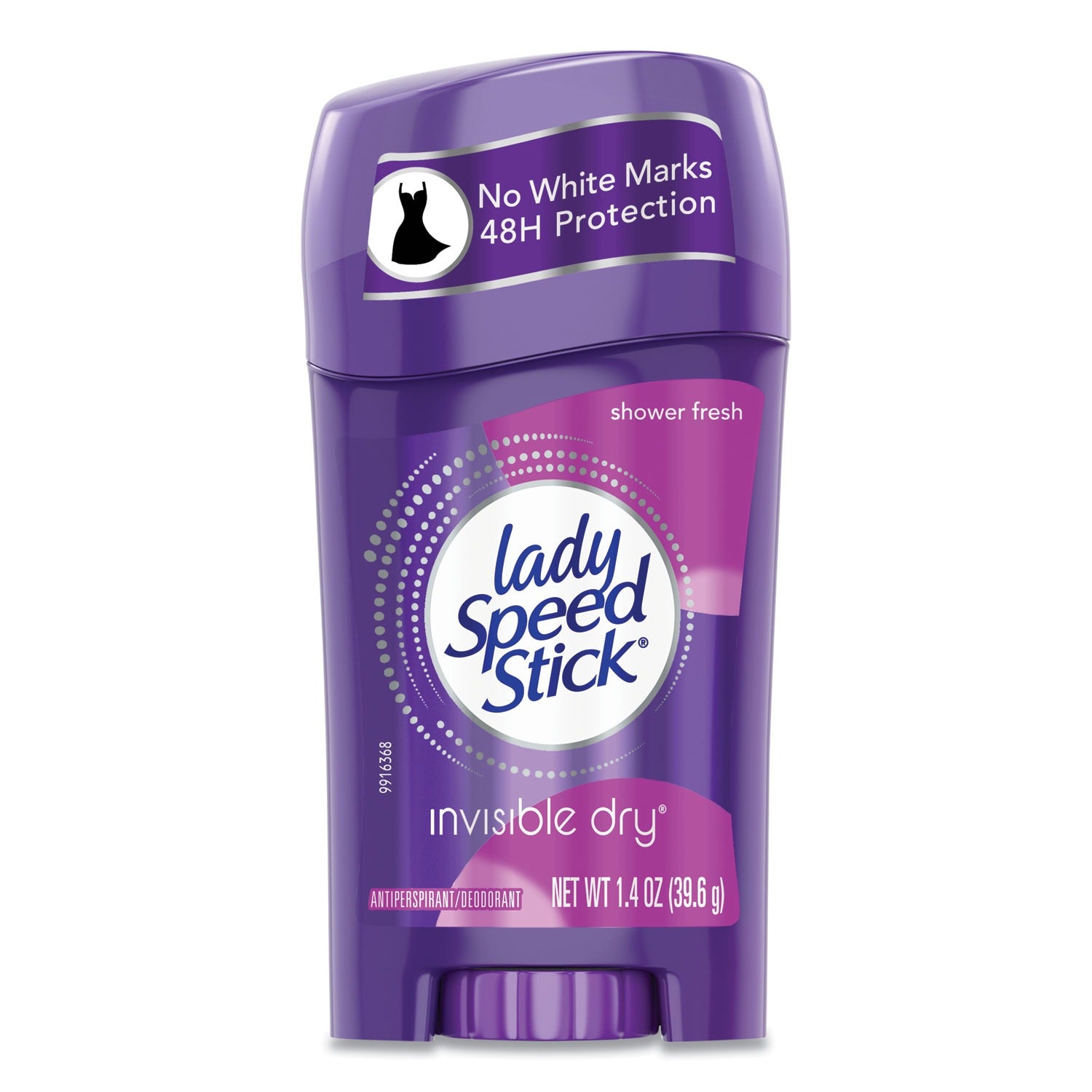 Lady Speed Stick Antiperspirant Invisible Dry Shower Fresh - 1.4oz/12pk