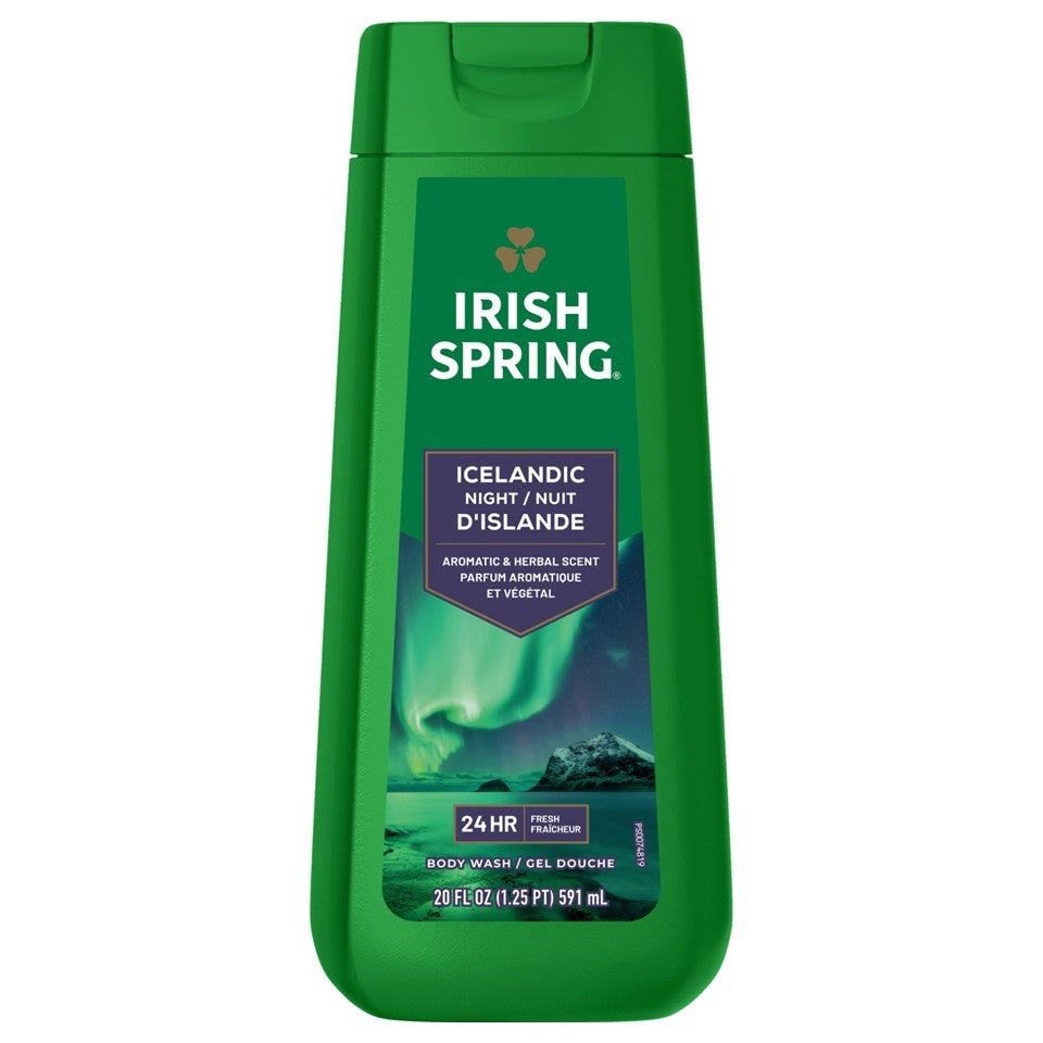 Irish Spring Body Wash Icelandic Night - 20oz/4pk