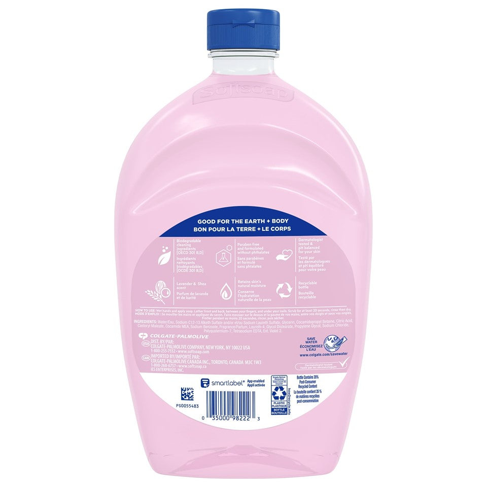 SoftSoap Liquid Hand Soap Refill Lavender & Shea - 50oz/6pk