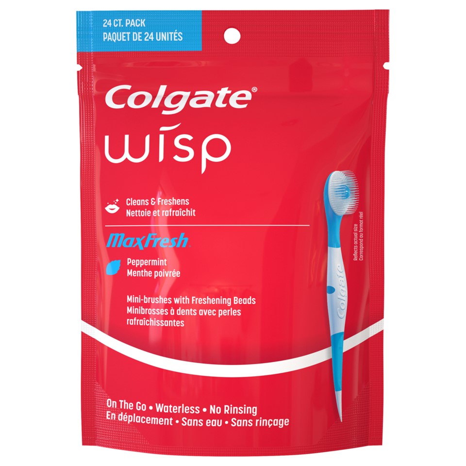 Colgate Wisp MaxFresh Peppermint - 24ct/4pk