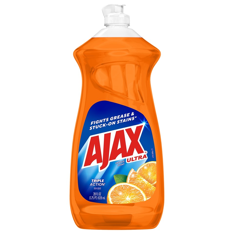 Ajax Ultra Dish Liquid Soap Orange - 28oz/9pk