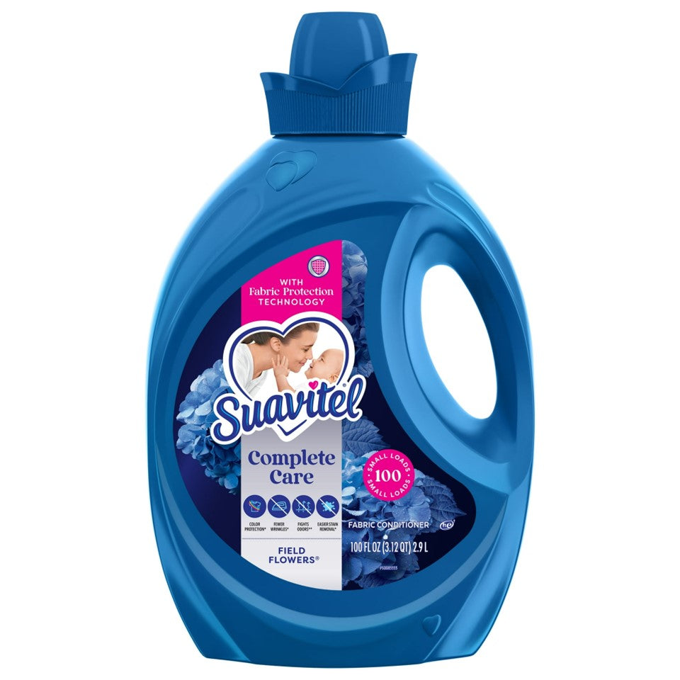 Suavitel Complete Care Fabric Conditioner Field Flowers - 100oz/4pk