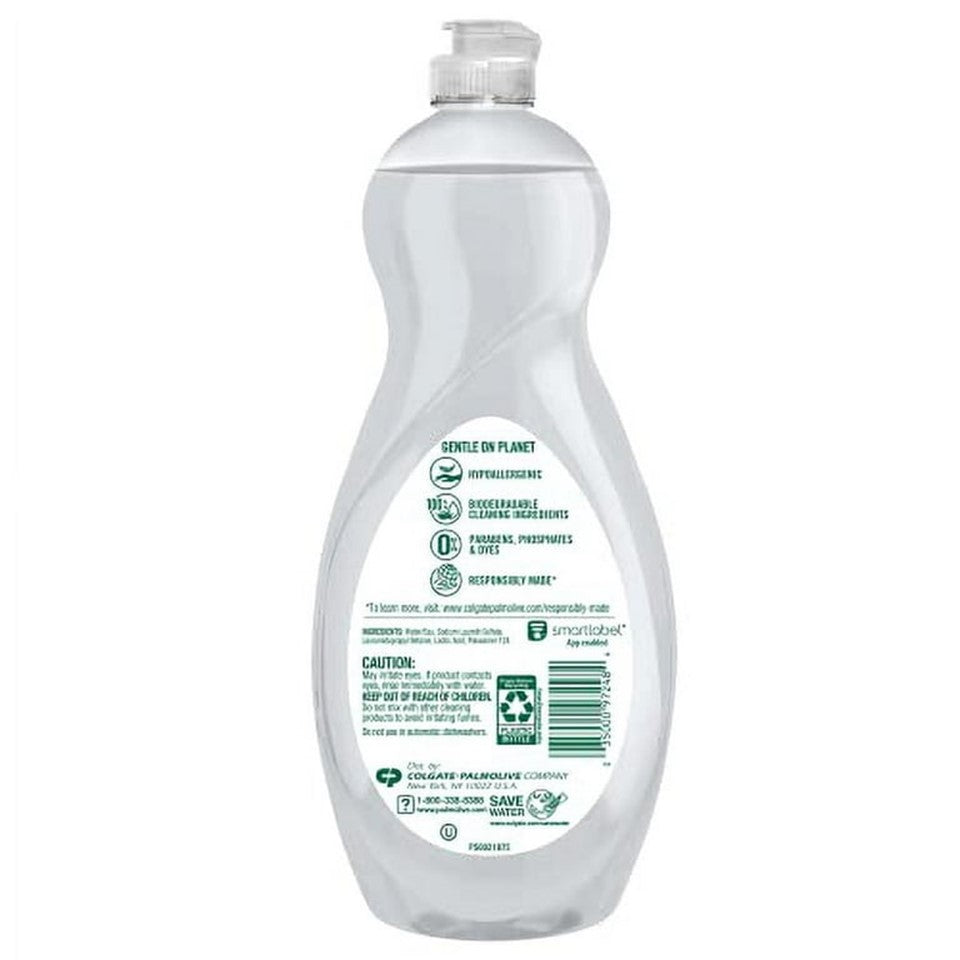 Palmolive Ultra Dish Liquid Soap Pure & Clear Fragrence Free - 32.5oz/9pk