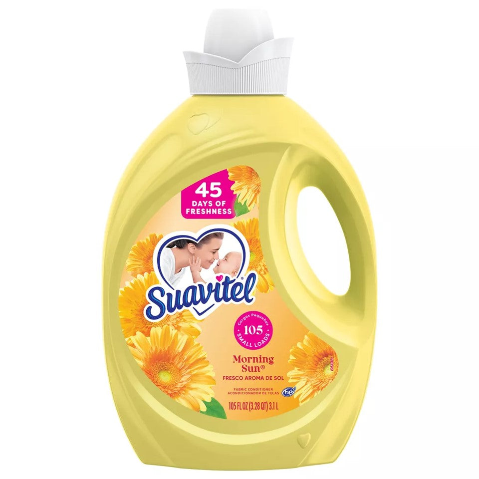 Suavitel Fabric Conditioner Morning Sun - 105oz/4pk