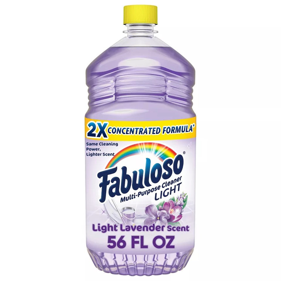 Fabuloso 2X Concentrated Formula Multi Purpose Cleaner Light Lavender - 56oz/6pk