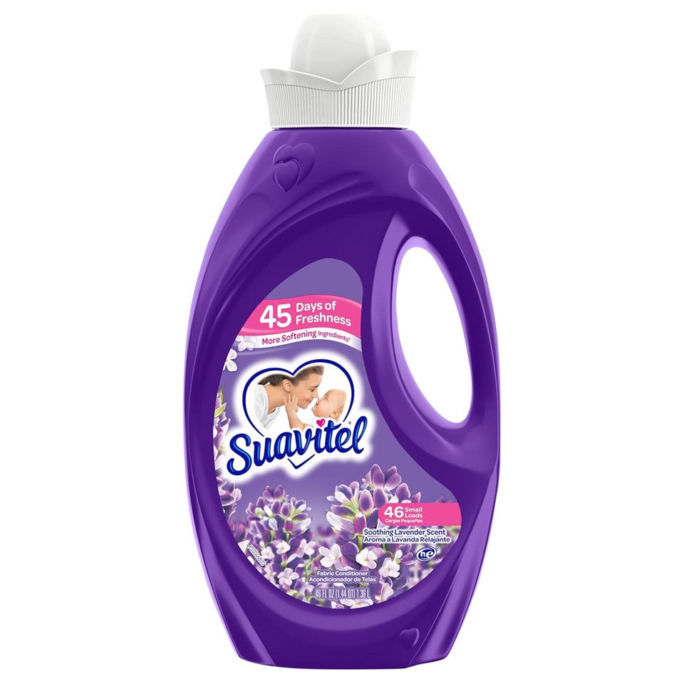 Suavitel Fabric Conditioner Soothing Lavender - 46oz/6pk