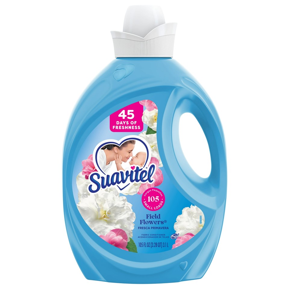 Suavitel Fabric Conditioner Field Flowers - 105oz/4pk