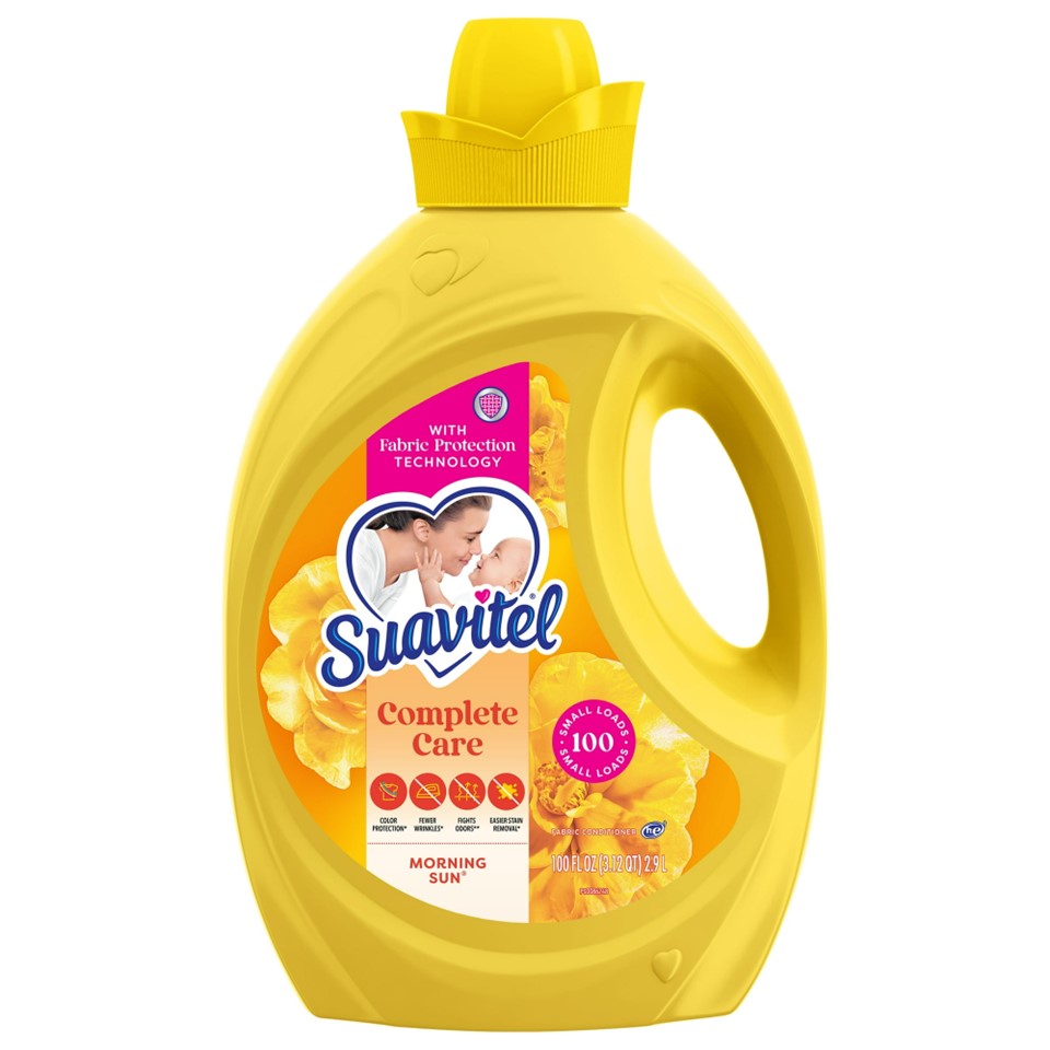 Suavitel Complete Care Fabric Conditioner Morning Sun - 100oz/4pk