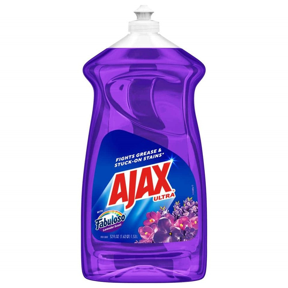 Ajax Ultra Dish Liquid Soap Fabuloso Lavender - 52oz/6pk