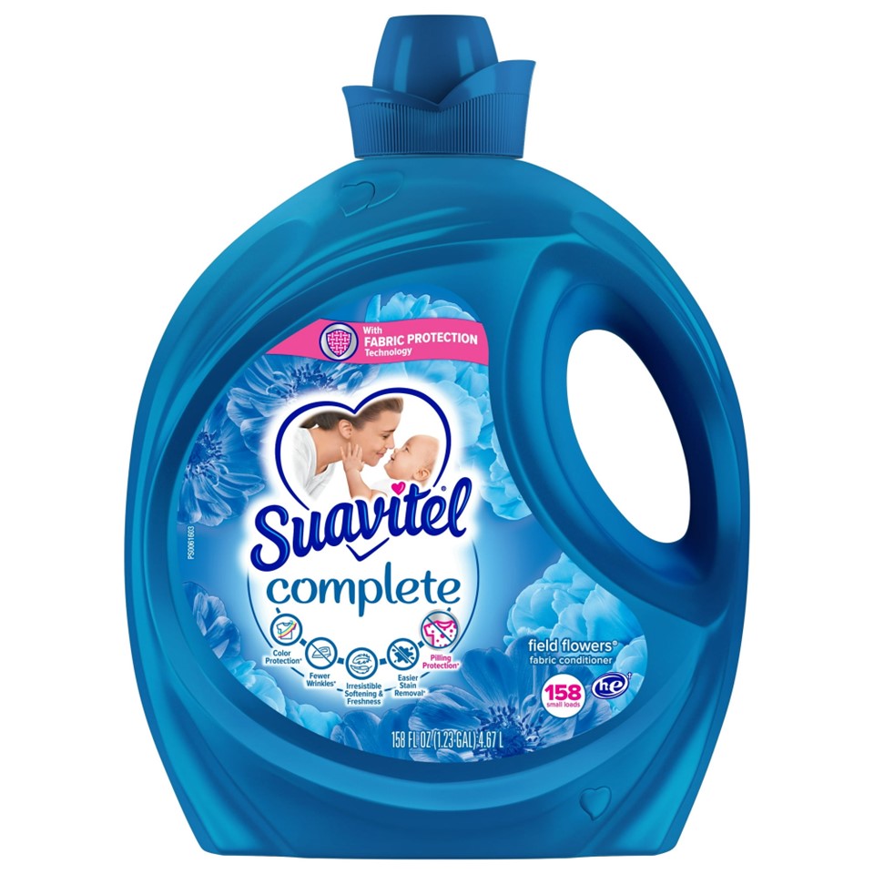 Suavitel Complete Fabric Conditioner Field Flowers - 158oz/4pk