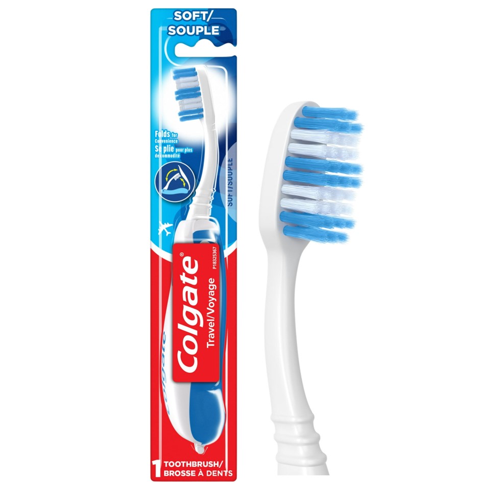 Colgate Travel Full Head Manual Toothbrush Soft - 1ct/12pk