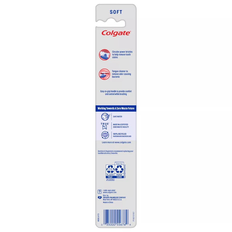 Colgate Extra Clean Classic Toothbrush Soft - 1ct/72pk