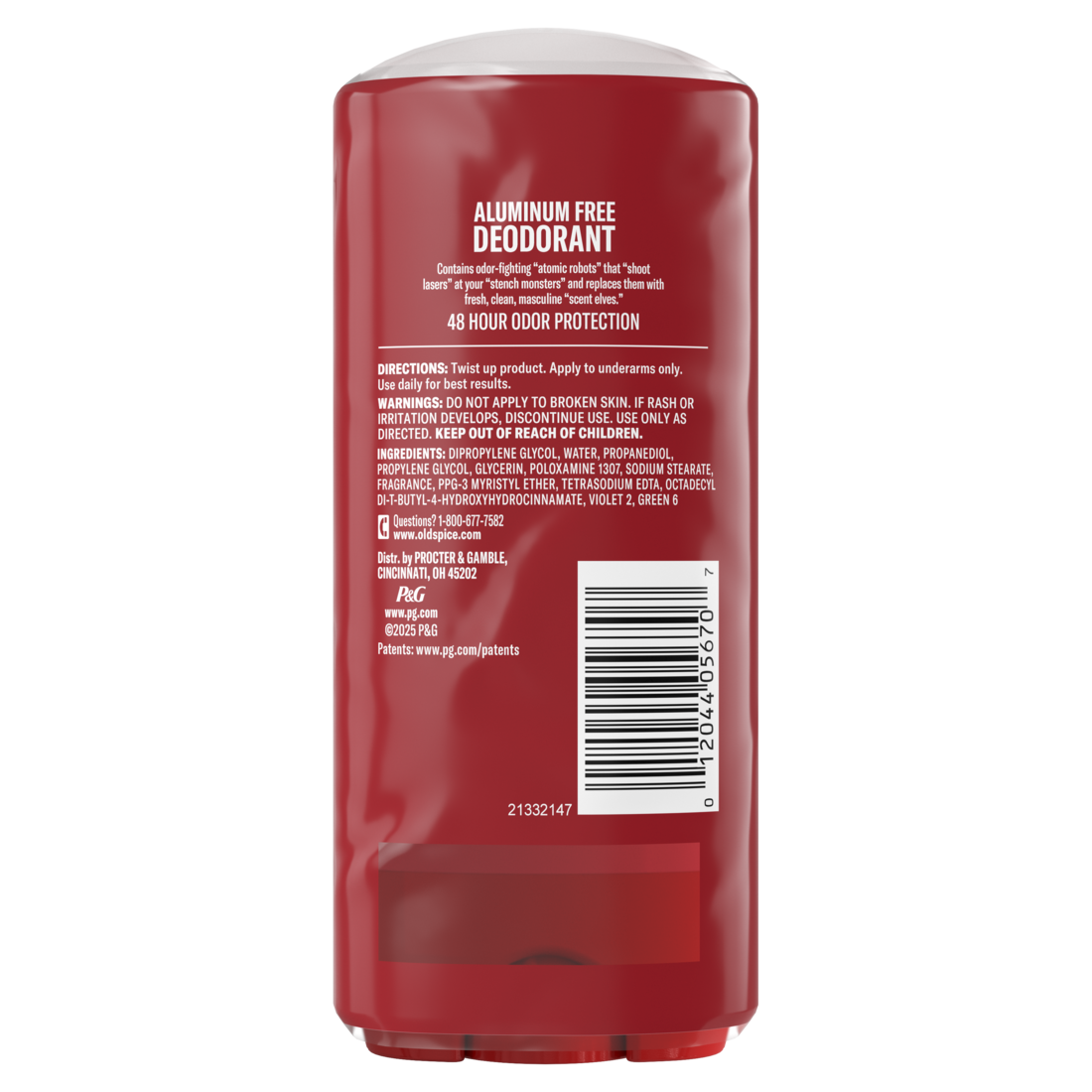 Old Spice Aluminum Free Deodorant For Men High Endurance Fresh Twin Pack - (2x3.4)oz/6pk