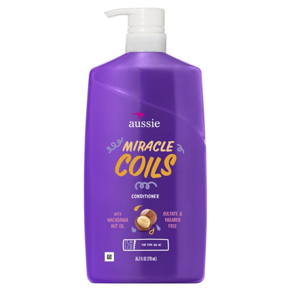 Aussie Conditioner Miracle Coils Pump Paraben-Free - 26.2oz/4pk