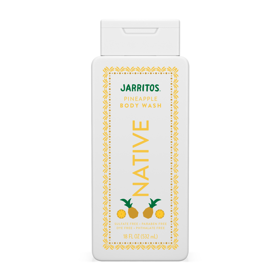 Native Limited Edition Pineapple Body Wash - 18oz/6pk