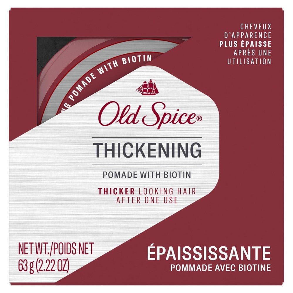 Old Spice Thickening Men's Pomade with Biotin (63g) - 2.22oz/12pk