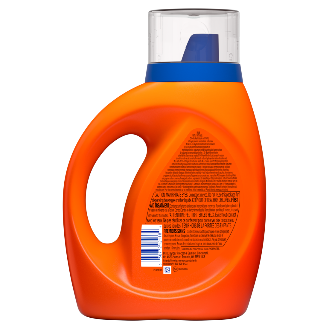 Tide Liquid Laundry Detergent Original Scent 32 Loads Boosted Clean Even In Cold Water Laundry Soap Concentrated Liquid Detergent - 40oz/6pk