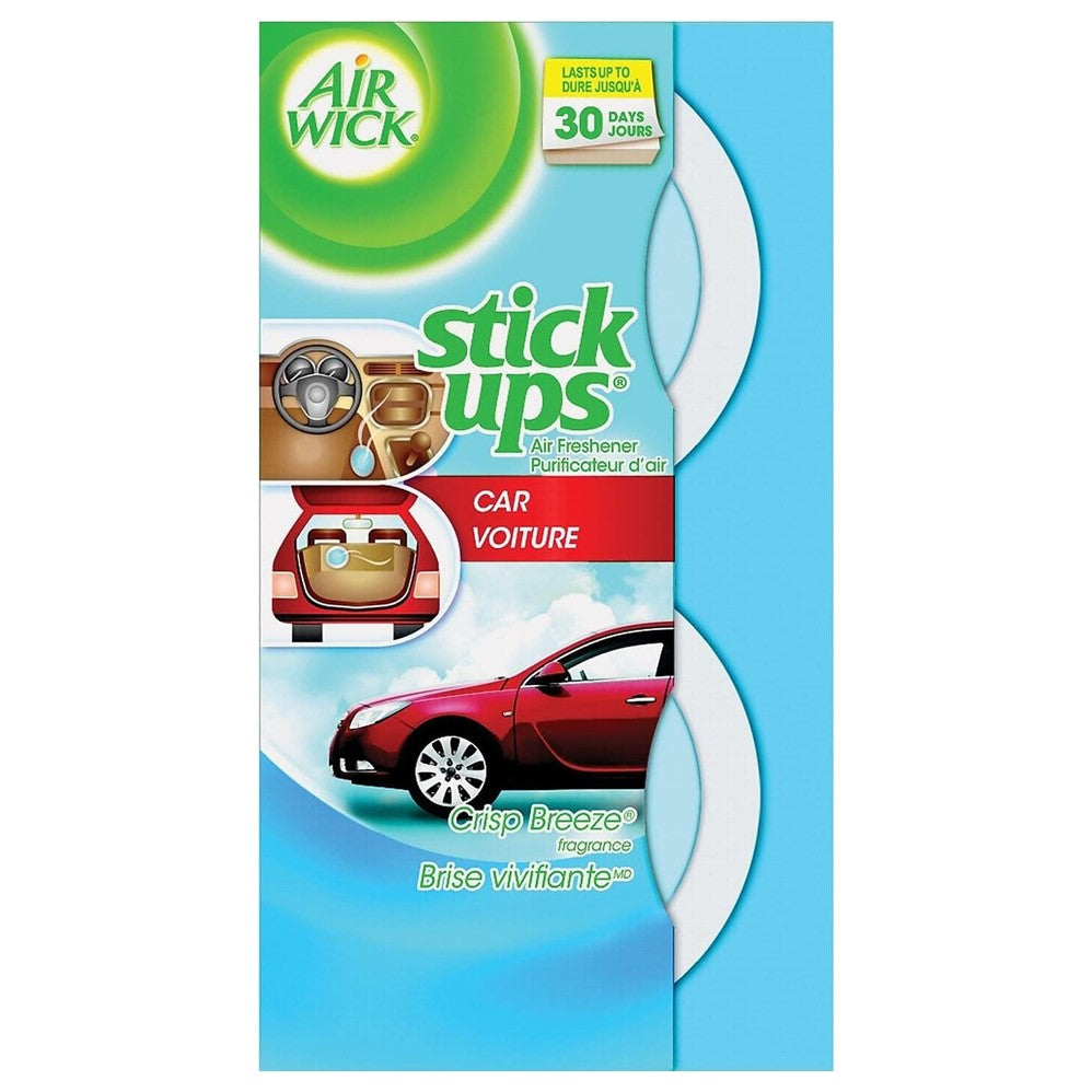 Air Wick Stick Ups - Crisp Breeze (Car Version) - 2ct/12pk
