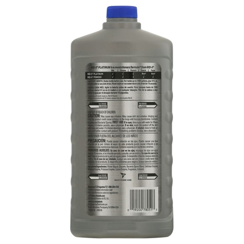 RID-X Platinum Septic System Maintenance Liquid - 24oz/6pk