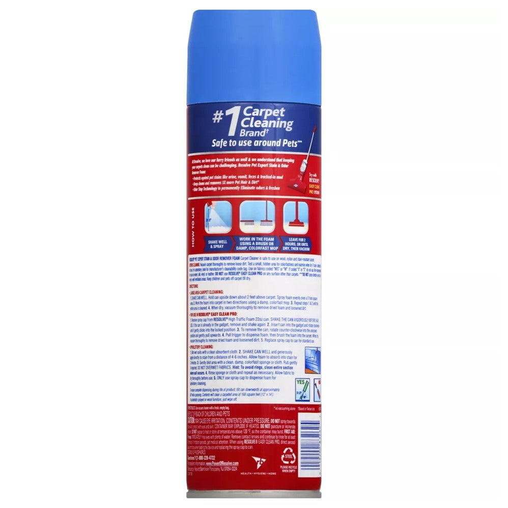Resolve Pet High Traffic - Foam - 22oz/12pk