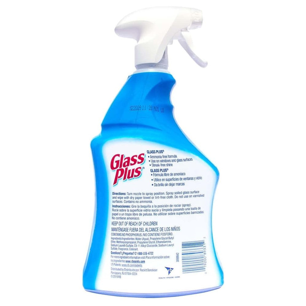 Glass Plus Cleaner - Trigger - 32oz/9pk