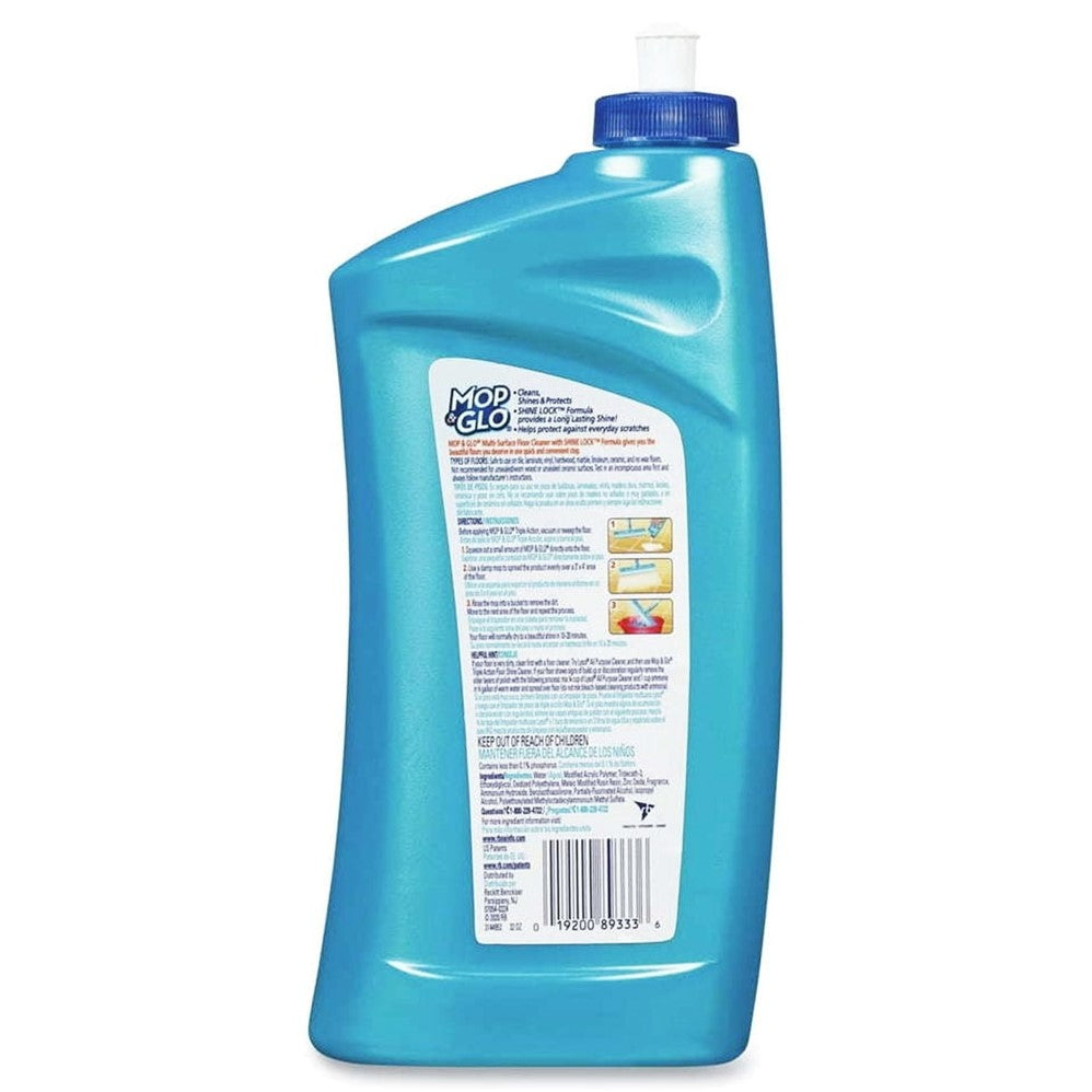 Mop & Glo Triple Action Floor Shine - 32oz/4pk