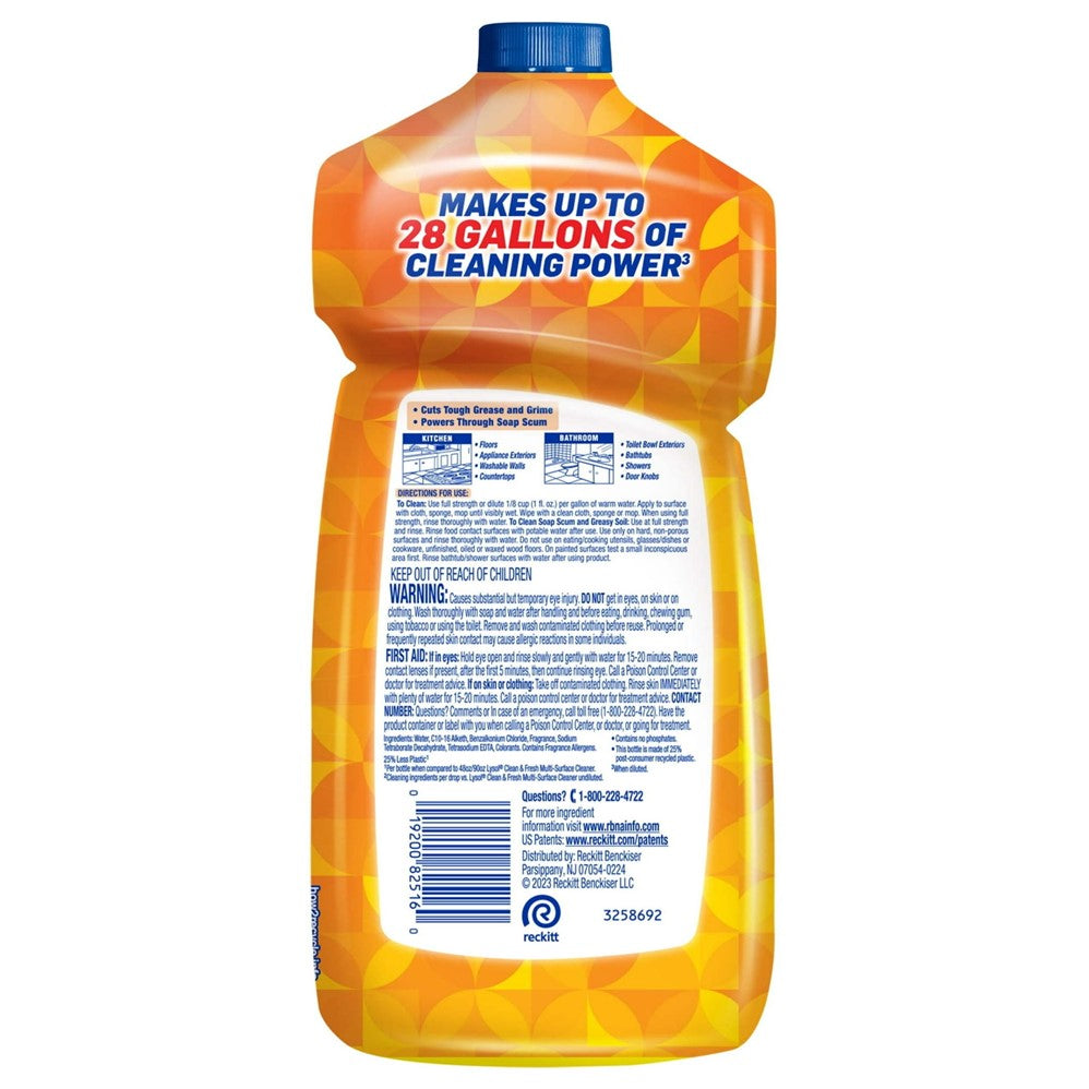 Lysol Multi-Surface Cleaner - Pourable Brand New Day Mango & Hibiscus - 28oz/9pk