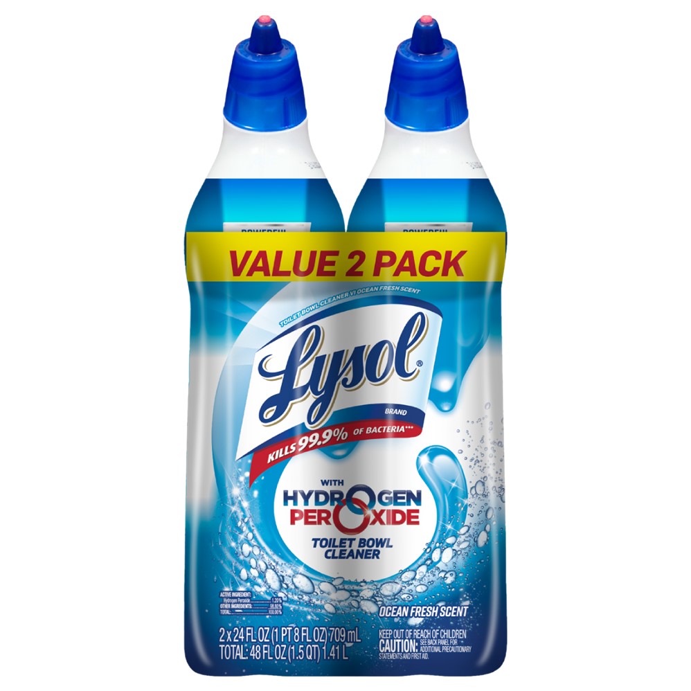 Lysol Toilet Bowl Cleaner - Banded Pack - (2x24)oz/4pk