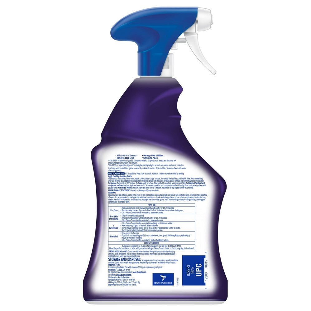 Lysol Mold & Mildew Blaster - with Bleach Trigger - 32oz/12pk