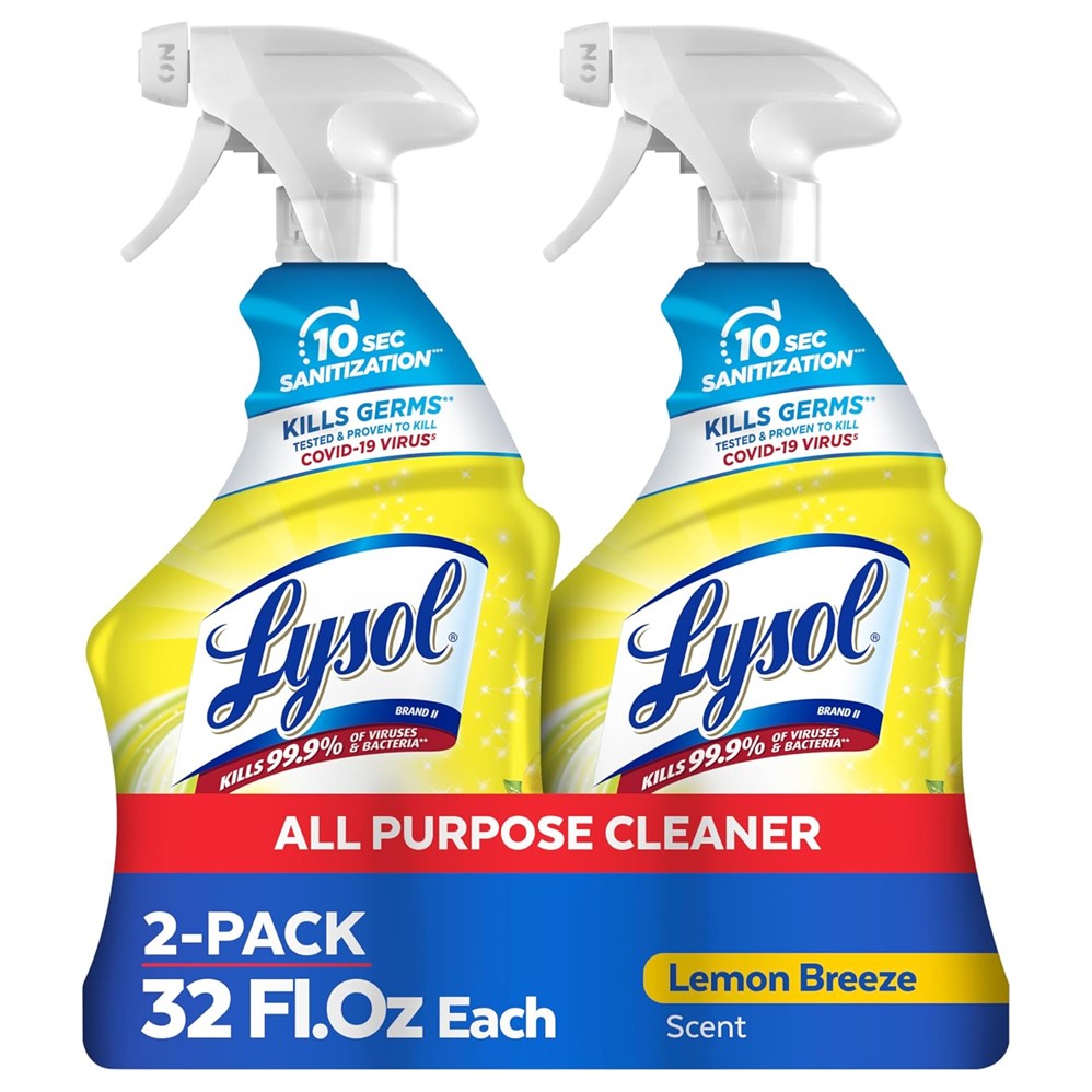 Lysol All Purpose Cleaner - Trigger Lemon Breeze Twin Pack - (2x32)oz/4pk