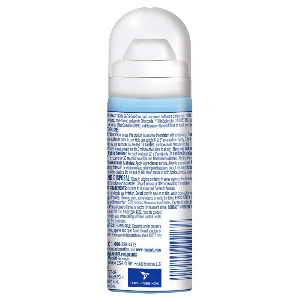 Lysol Disinfectant Spray - To Go - Crisp Linen - 1.5oz/12pk