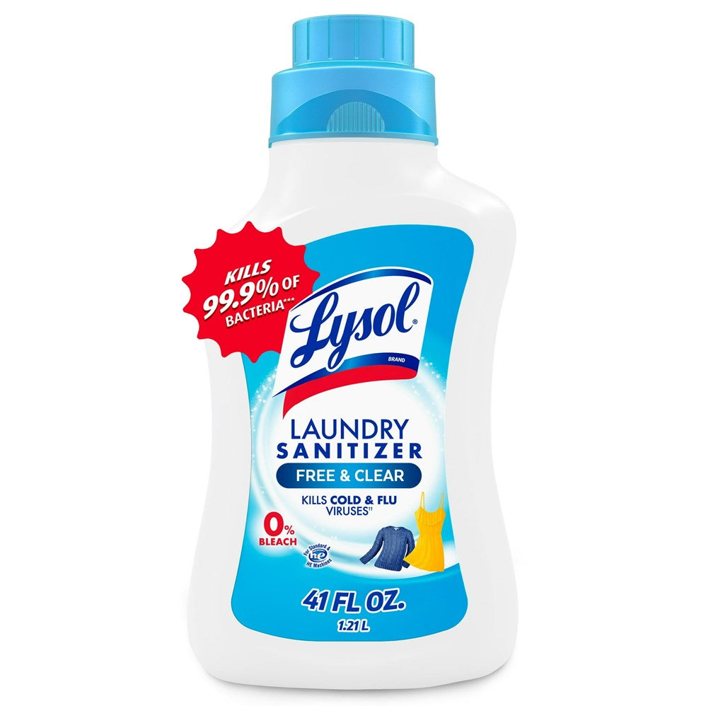 Lysol Laundry Sanitizer - Free & Clear - 41oz/6pk