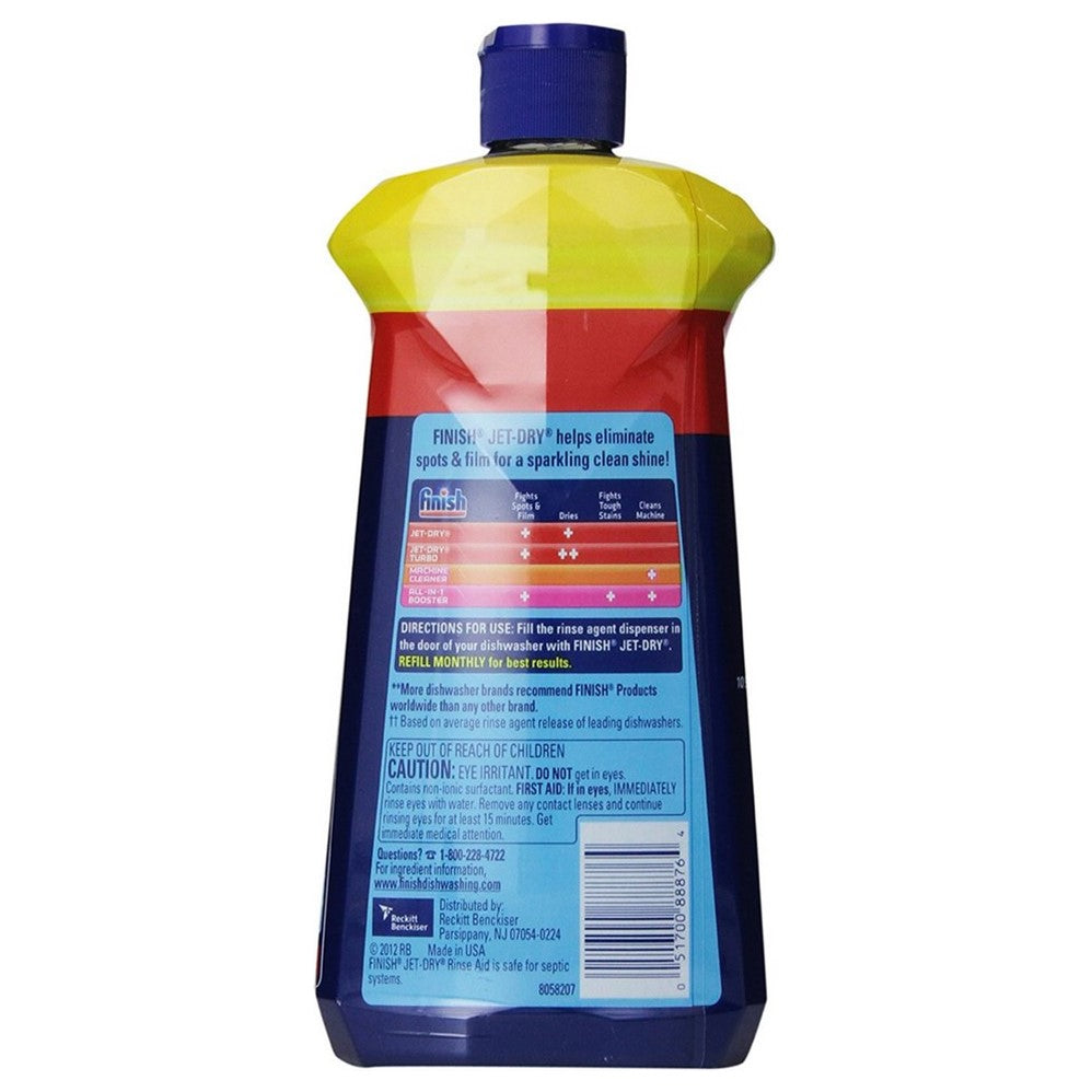 Finish Jet-Dry Rinse Agent - Liquid Original - 23oz/6pk