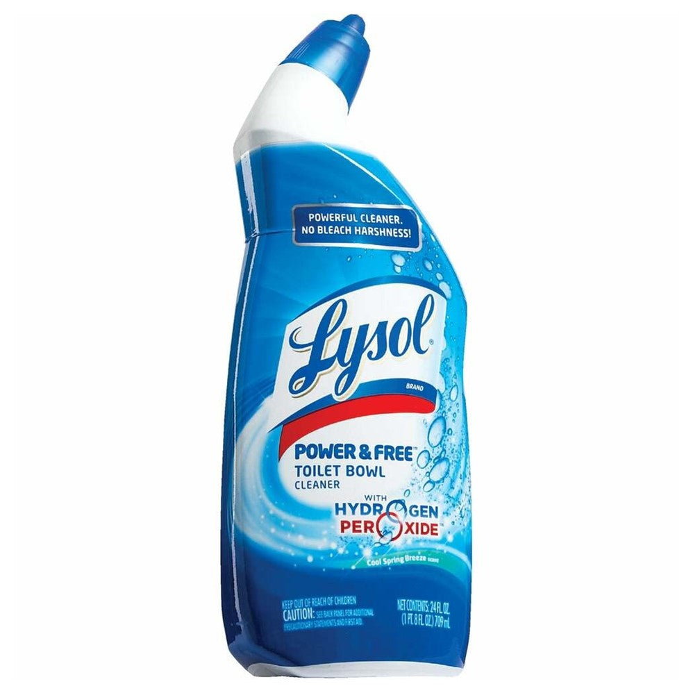 Lysol Toilet Bowl Cleaner - Power & Free - 24oz/9pk
