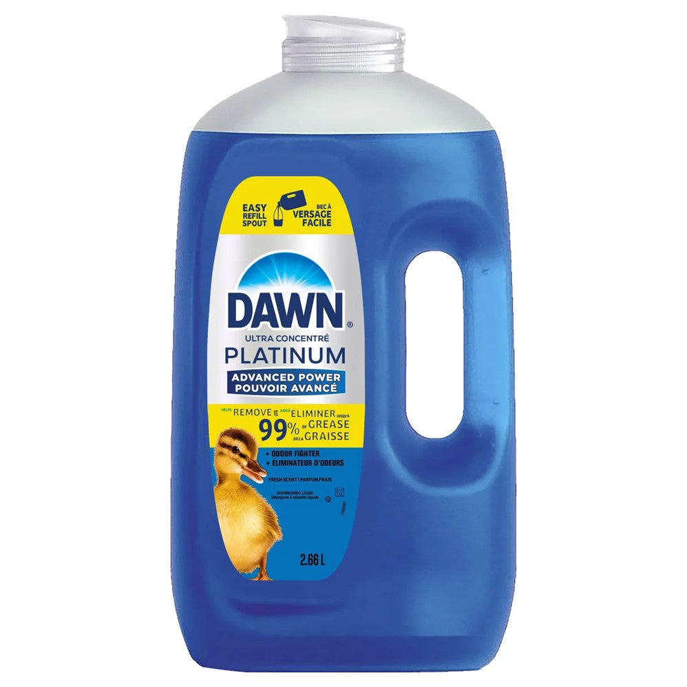 Dawn Platinum Advanced Power Dishwashing Liquid (2.66L) - 90oz/6pk