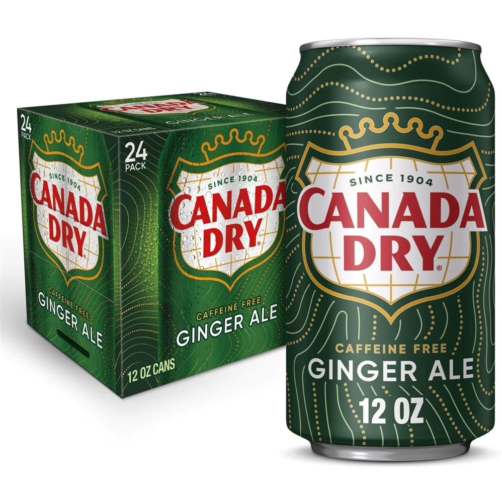 Canada Dry Ginger Ale Soda Cans - 12oz/24pk