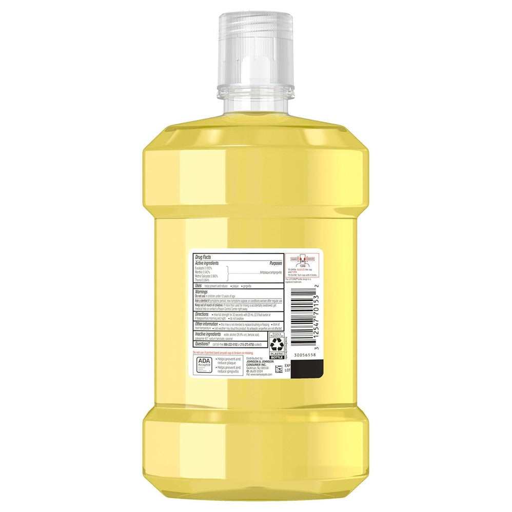 Original Listerine Antiseptic Mouthwash to Freshen Breath and Kill Germs - 1.5L/8pk
