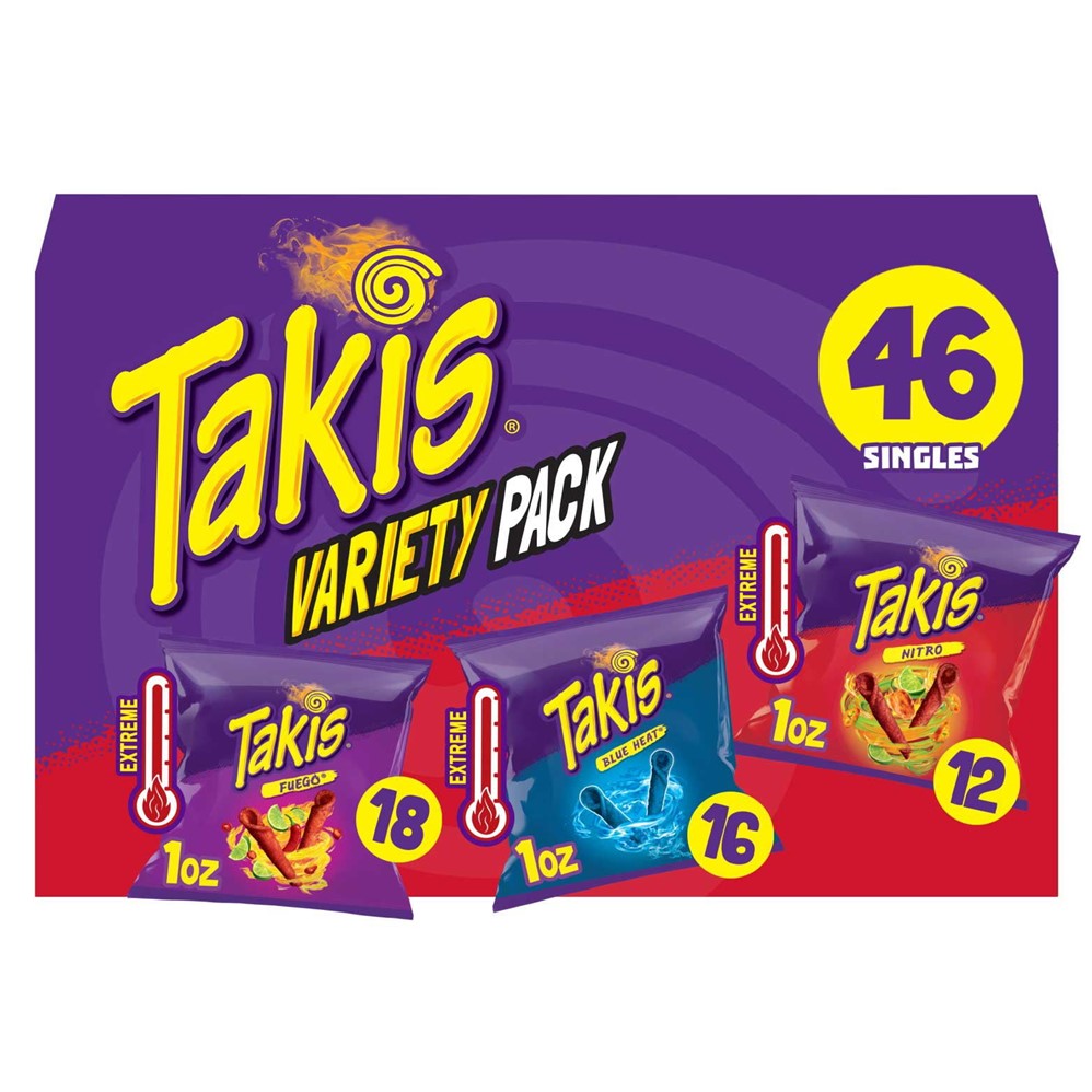 Takis Hero Variety Pack Tortilla Chips - 1oz/46pk