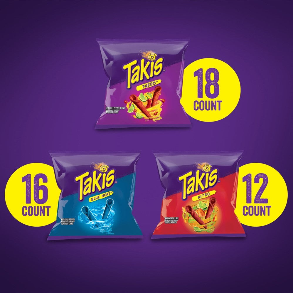 Takis Hero Variety Pack Tortilla Chips - 1oz/46pk