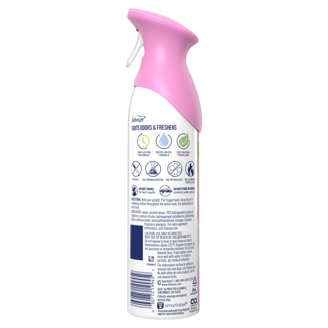 Febreze Air Mist Air Freshener Spray Odor Fighting Room Spray Romance & Desire Scent - 8.1oz/6pk