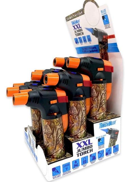 Camo Torch Lighter XXL - 12ct