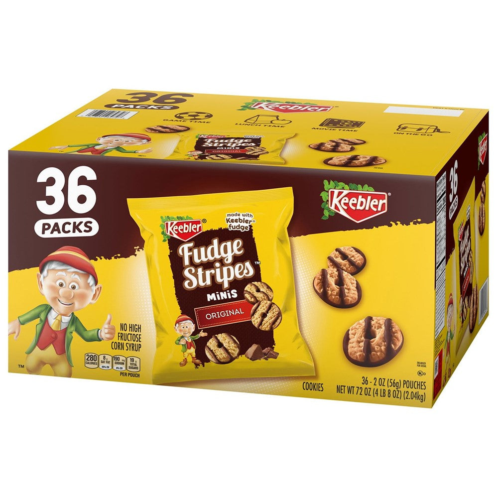 Keebler Mini Fudge Stripes Original - 2oz/36pk