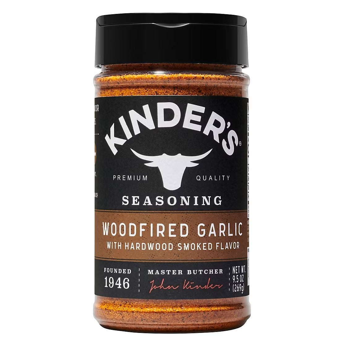 Kinder's Woodfired Garlic Rub with Smoked Flavor - 9.5oz/1pk