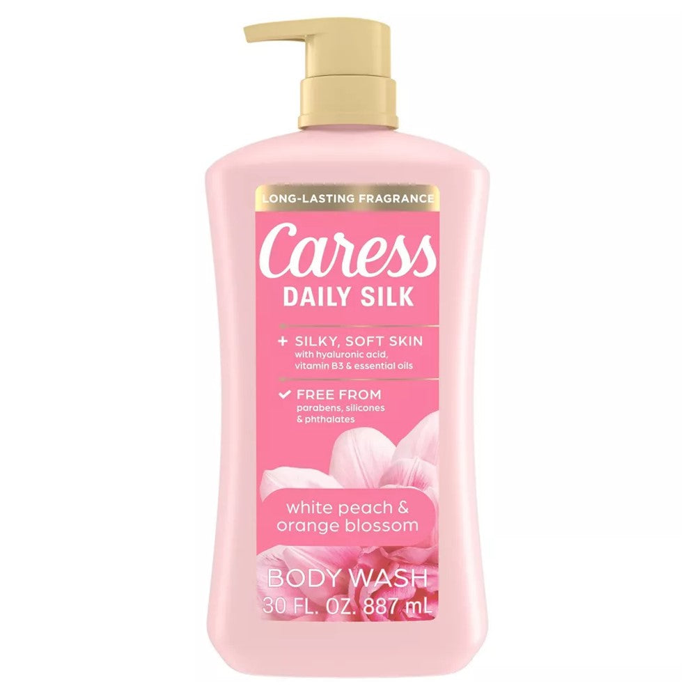 Caress Body Wash Daily Silk - 30oz/4pk