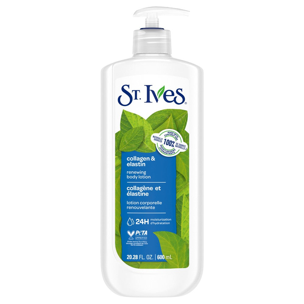 St. Ives Renewing Collagen & Elastin Body Lotion - 600ml/20.28oz/4pk