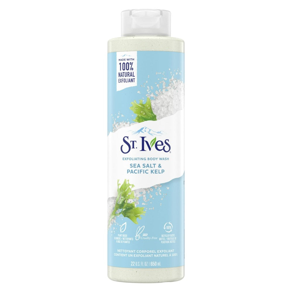 St. Ives Sea Salt & Pacific Kelp Body Wash - 22oz/4pk