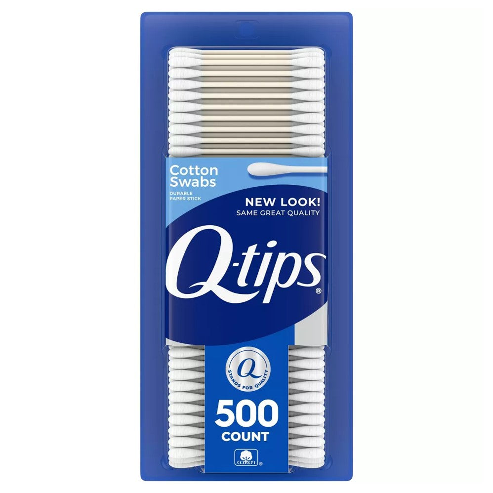 Q-Tips Cotton Swabs - 500ct/12pk